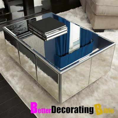  Fashion Projects on Diy Friday  Mirrored Coffee Table     Easy Project For Fall