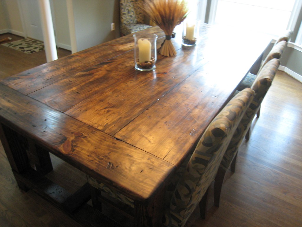 Diy Rustic Dining Room Table Plans