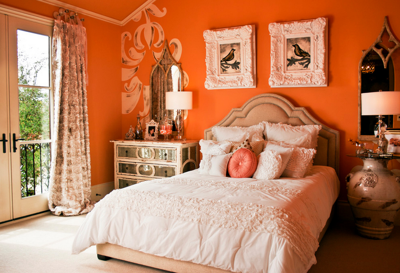 Suzy q, better decorating bible, blog, interiors, orange, walls, slip ...