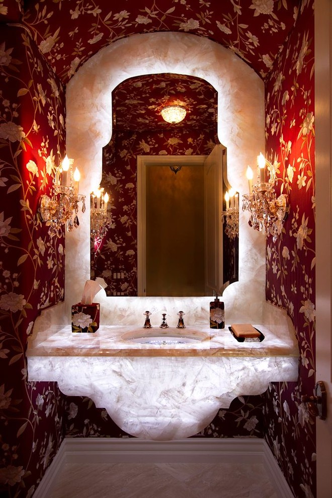 Ready for Valentine's Day Bold Red Bathrooms Take Center