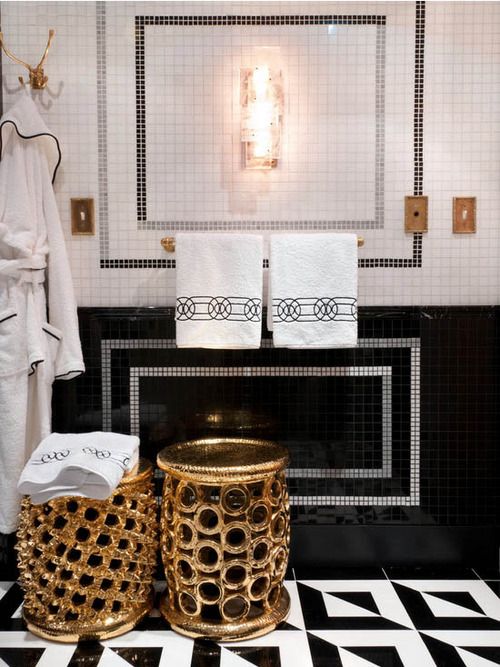 All That Glitters is Gold – 10 Drop-Dead Gold Bathrooms