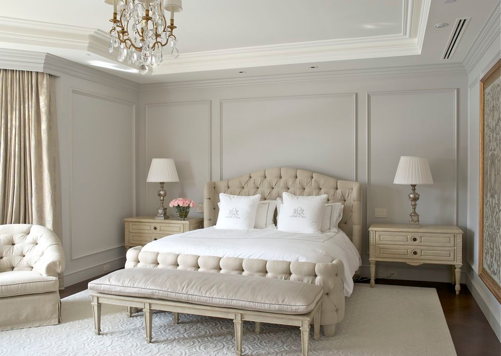 Master bedroom wall molding ideas