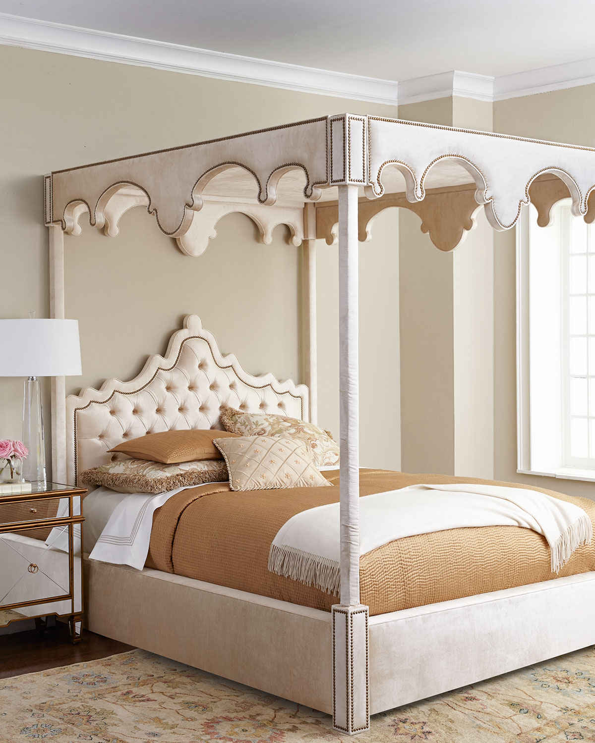 horchow georgian four poster canopy bed decorating ideas