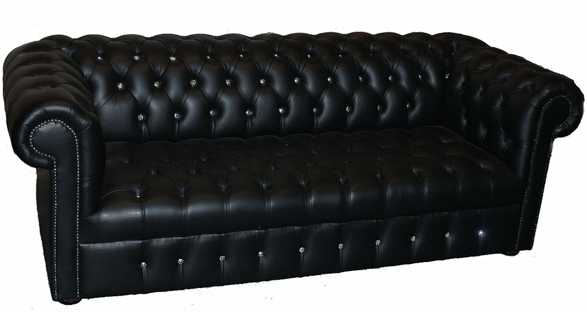 Chesterfield Sofa Furniture, Leather Studded Sofa