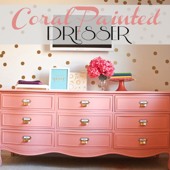 coral-painted-dresser