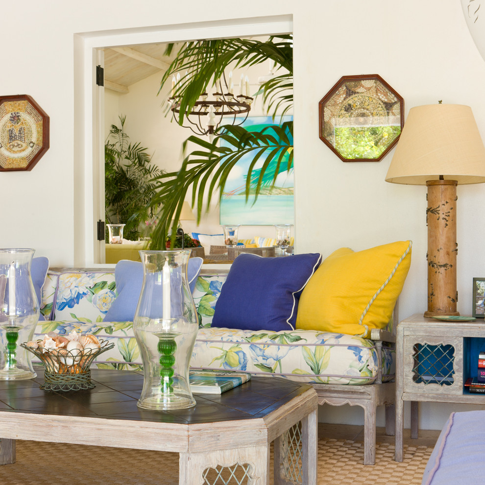 2 gary mcbournie tropical living room floral sofas decorating how to ideas palm tree