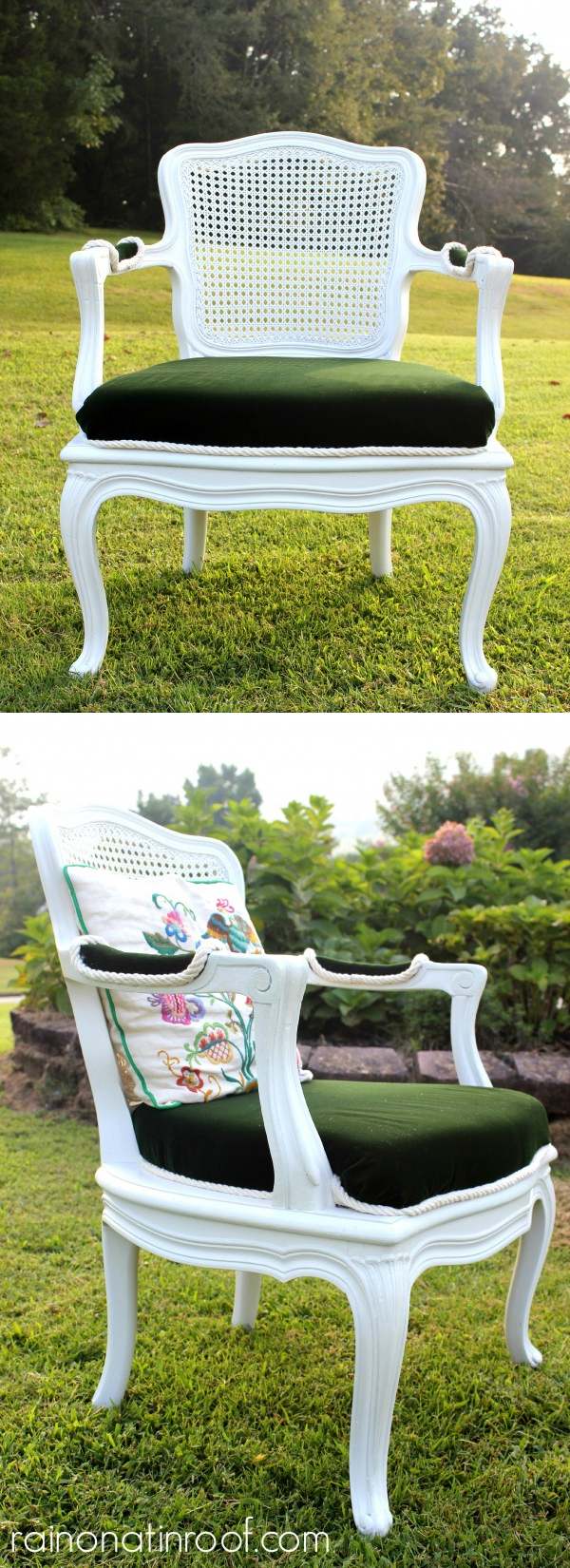 7 french country chair reupholstery makeover how to paint fabric copy