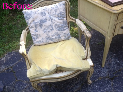 8 french country chair reupholstery makeover how to paint fabric copy