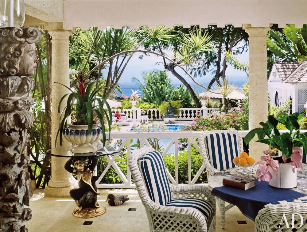 exotic-outdoor-space-barbados-patio decorating around your pool