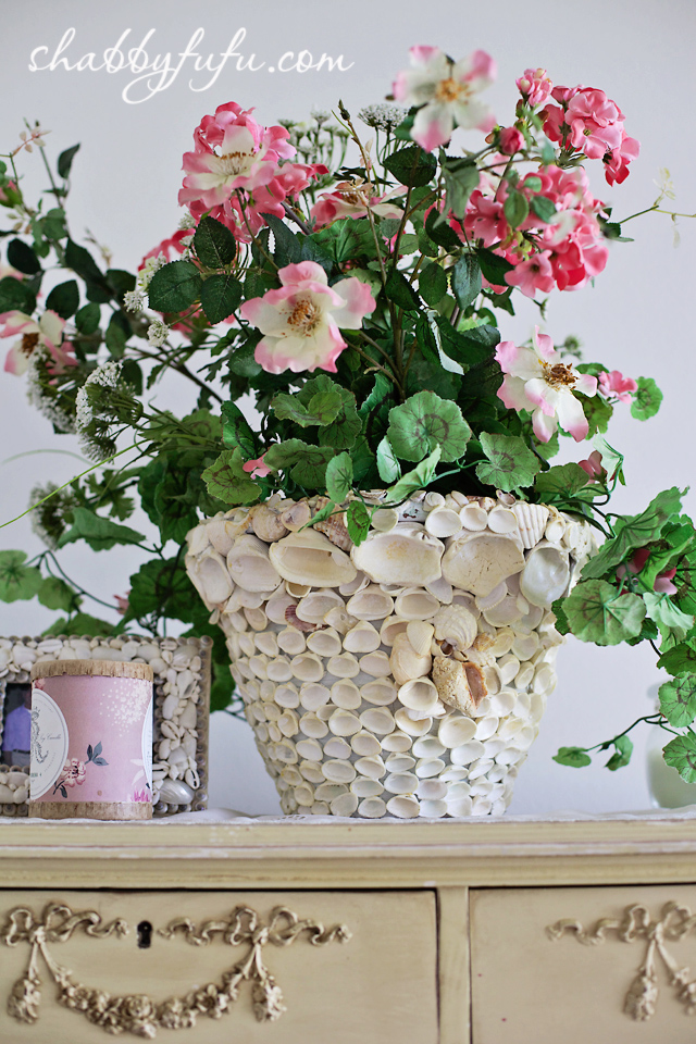 diy seashell vase easy better decorating bible