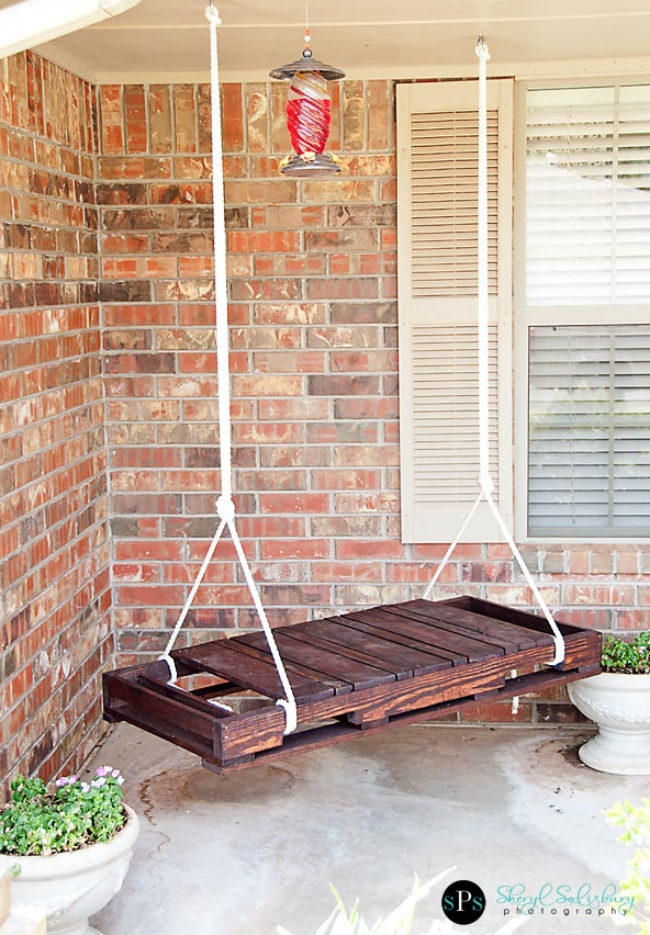 palette swing bench diy easy recycle better decorating bible blog