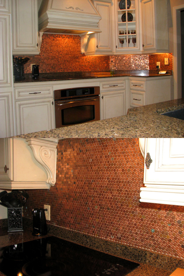 penny backsplash diy how to easy grout tiles better decorating bible blog kitchen easy budget