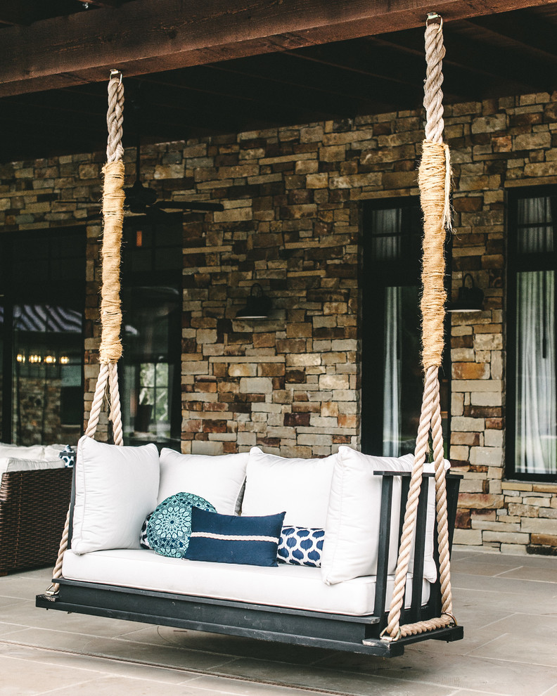 porch swing rope ideas decorate summer better decorating bible blog Rustic-Pool