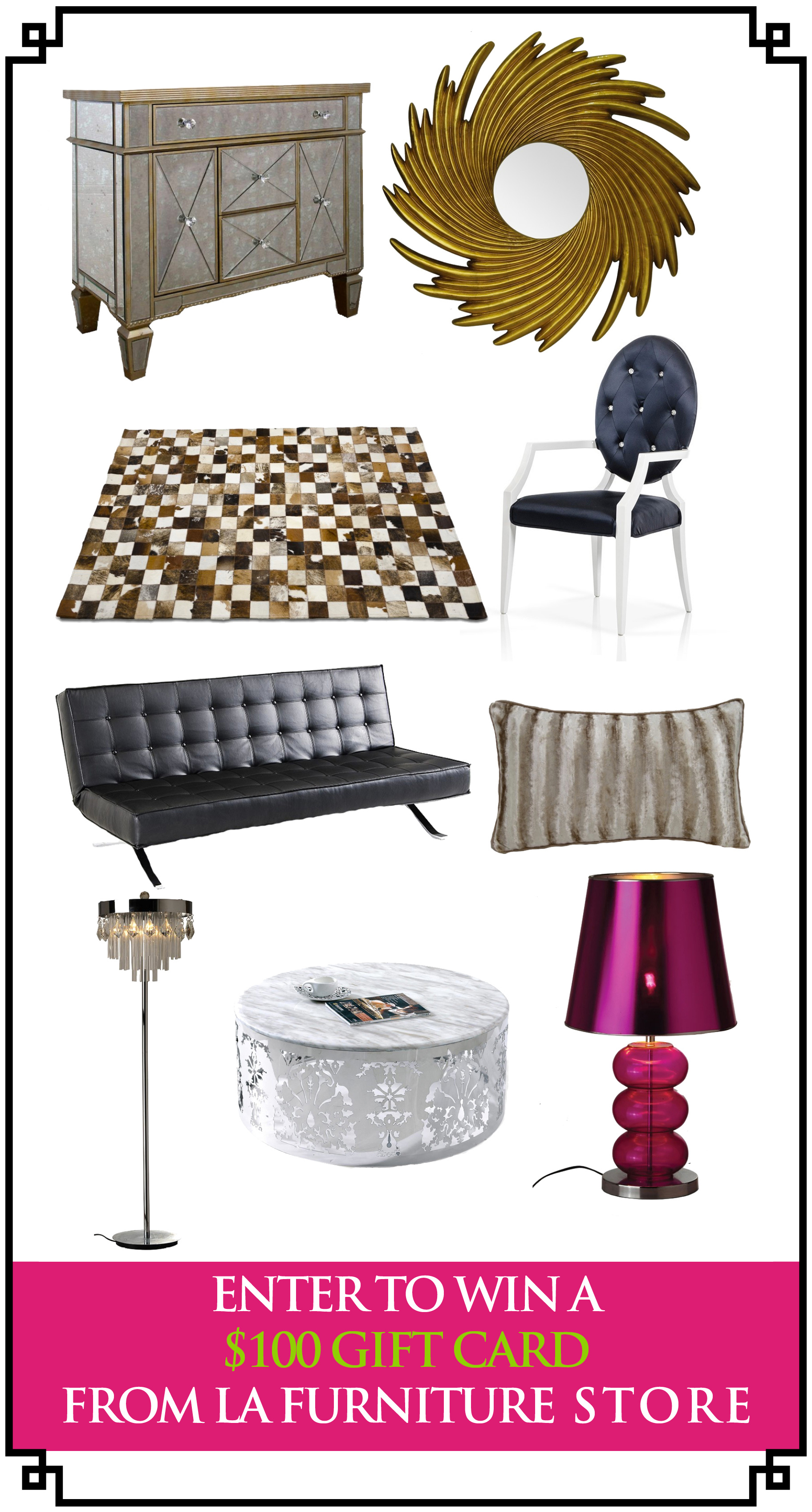 Summertime Giveaway From LA Furniture Store