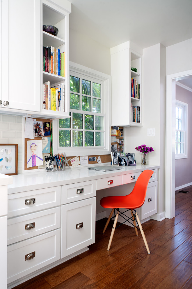 mini kitchen hallway office get organized command center