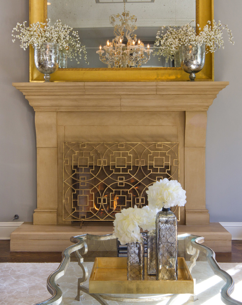 gold fireplace screen glam on a budget better decorating bible blog interior design ideas cheap chic