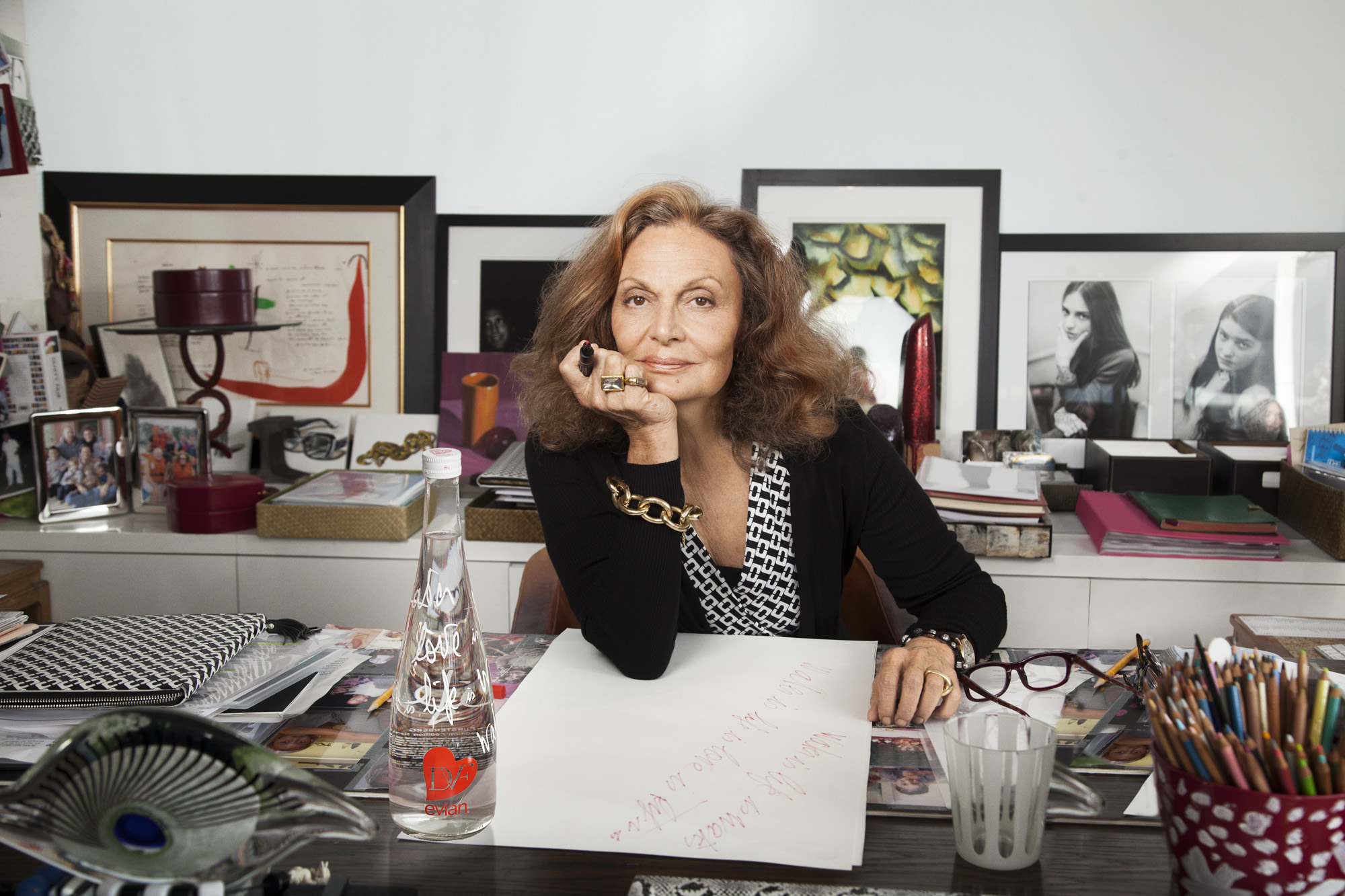 house of dvf diane von furstenberg penhouse tour inside celebrity homes new york penthouse office sneak peak better decorating bible blog