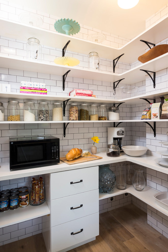 laundry room pantry decor how to storage space shelves