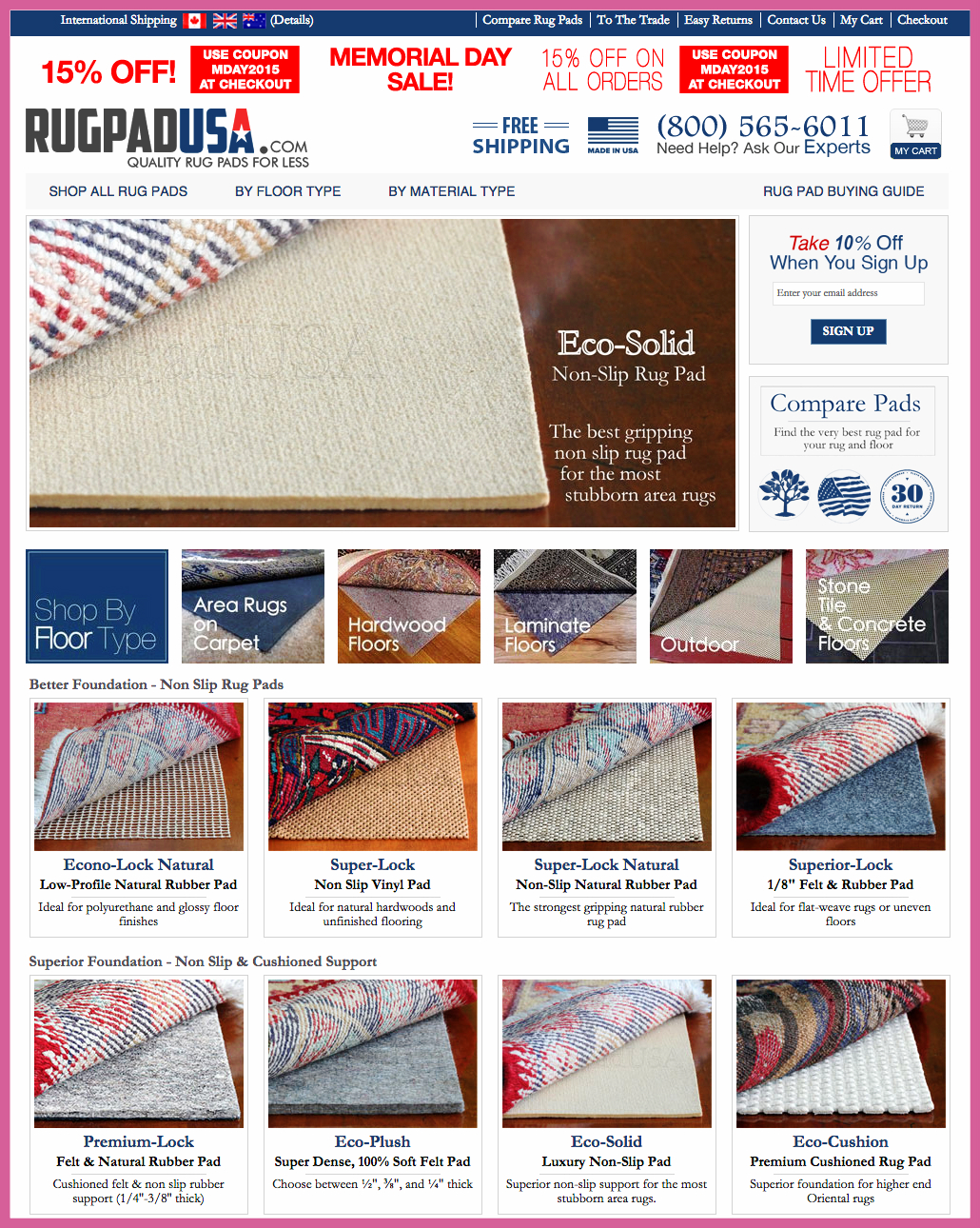 Cushioned Rug Pads - RugPadUSA