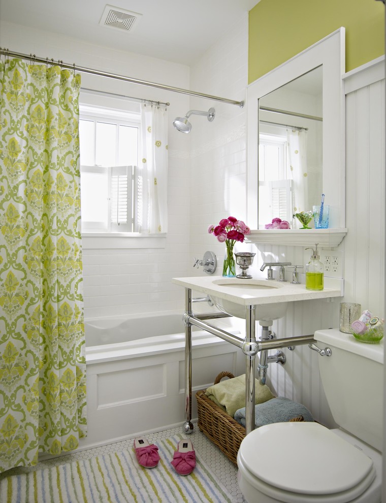 green citrus bathroom decorating ideas