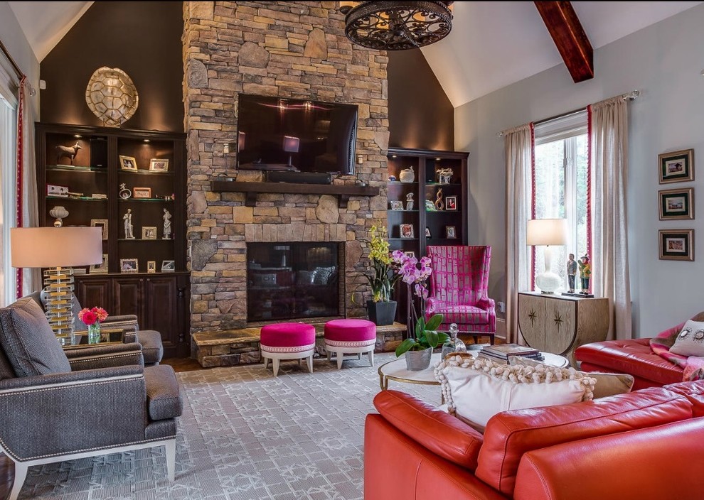 living room stone fireplace decor better decorating bible blog accent wall