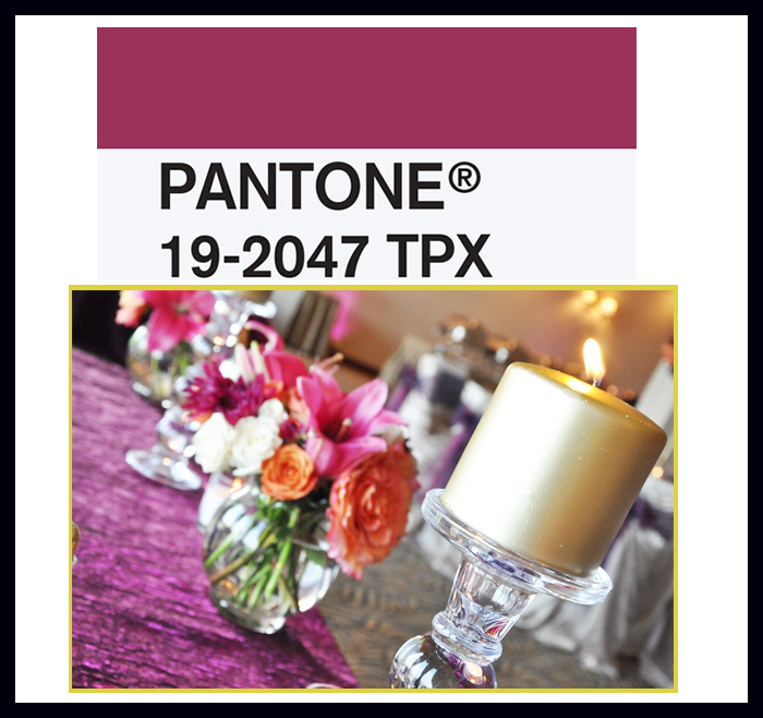 pantone sangria color decor table wedding better decorating bible blog ideas centerpiece candle table runner