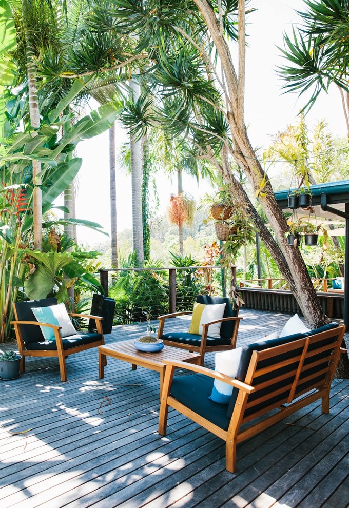 australian tropical deck decorating patio outdoor
