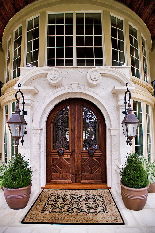 heavy wooden doors mediterranean mansion house entrance wood exotic dark better decorating bible blog home tours ideas