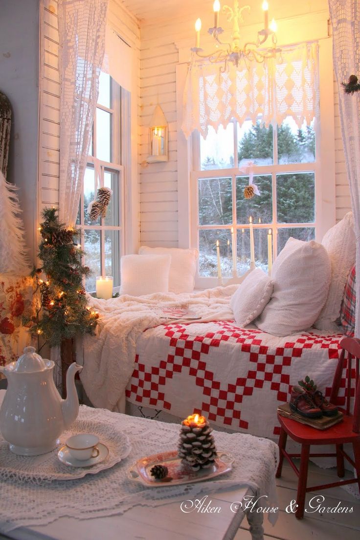 holiday christmas ideas decor shabby chic