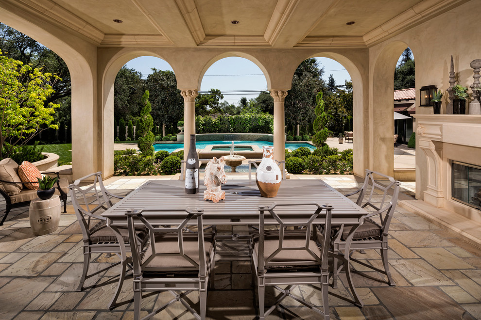 mediterranean-patio arches decor ideas tuscan california style better decorating bible blog