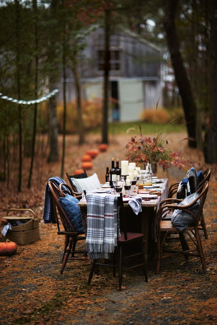outdoor dining halloween thanksgiving decor alfresco holidays