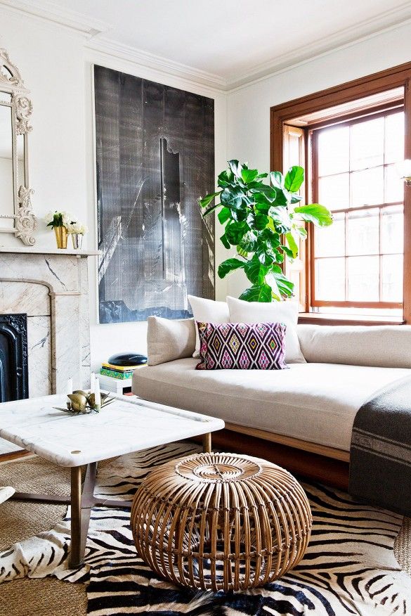 zebra hide sisal rug better decorating bible safari style home living room ideas