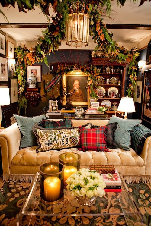 plaid christmas sofa decor ideas how to dress up your couch for the holidays