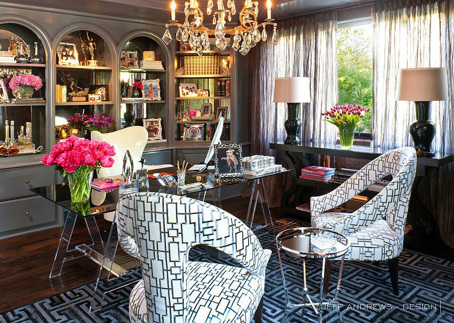 kris jenner home office decor interior designer