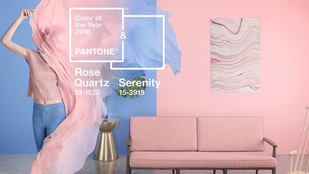 color of the year rose quartz serenity