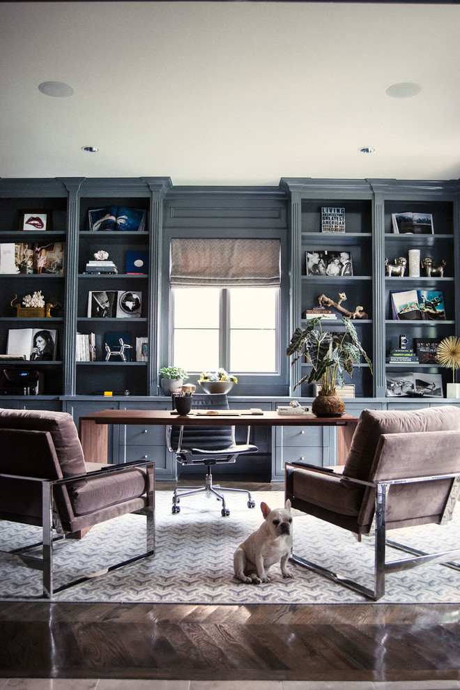 home office decor black shelving ideas