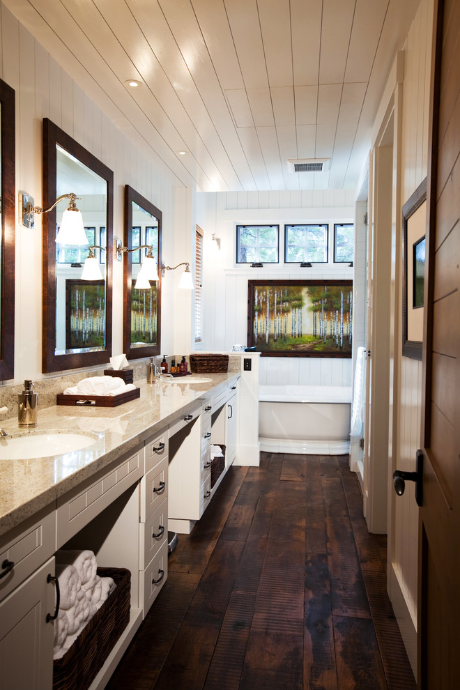 wood bathroom decor