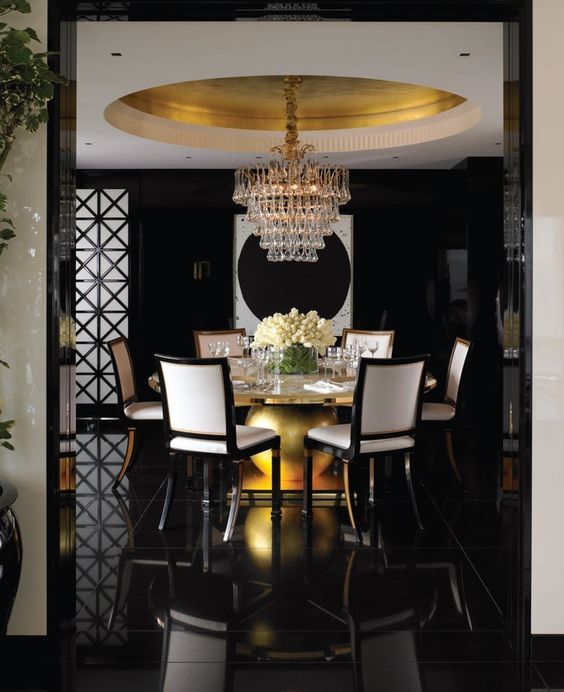 black-and-gold-formal-dining-room-decorating-ideas-blog-inspiration-gold-table-chandelier