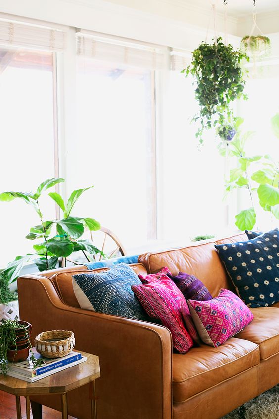 bohemian-leather-sofa-couch-decorating-ideas-tan-couch