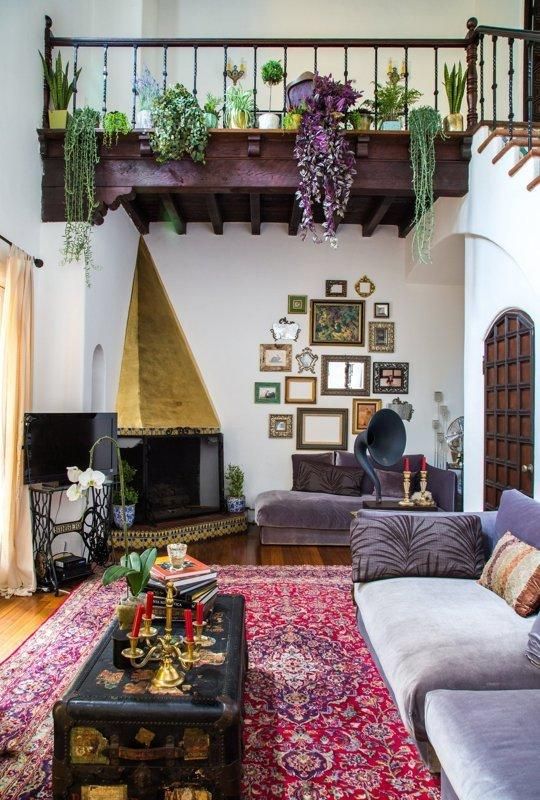 bohemian-living-room-decorating-ideas