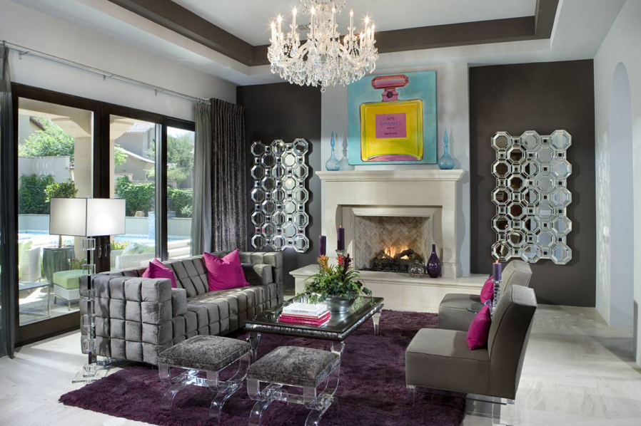 luxurious-living-room-grey-decor-velvet-sofa