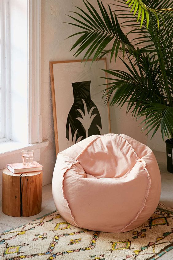 Bean bag best sale living room decor