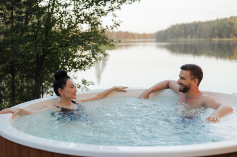 How to Keep Your Hot Tub Sparkling Through Every Season ...