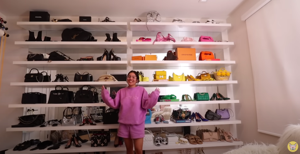 Adelaine Morin in her Kylie Jenner inspired closet DIY!